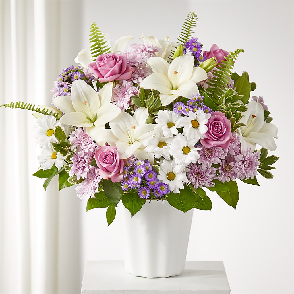 Warmest Thoughts Tabletop Basket –  Beantown Florist, Everett MA