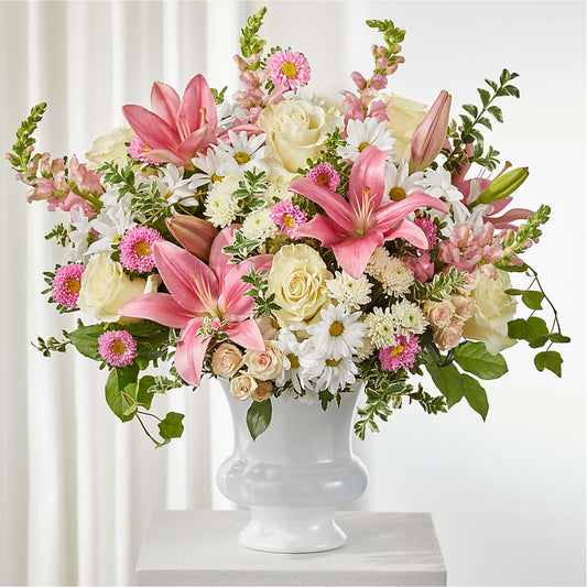 Empathetic Blooms Urn Arrangement –  Beantown Florist, Everett MA
