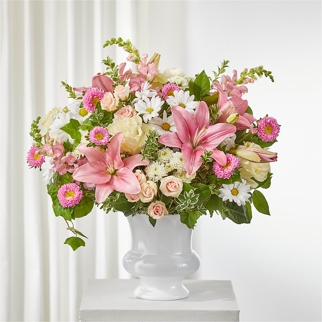 Empathetic Blooms Urn Arrangement –  Beantown Florist, Everett MA