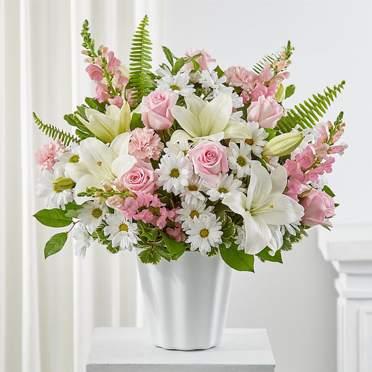 Soft Touch Tabletop Basket –  Beantown Florist, Everett MA