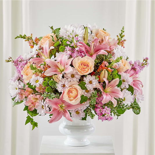 Heartfelt Gesture Urn Arrangement –  Beantown Florist, Everett MA