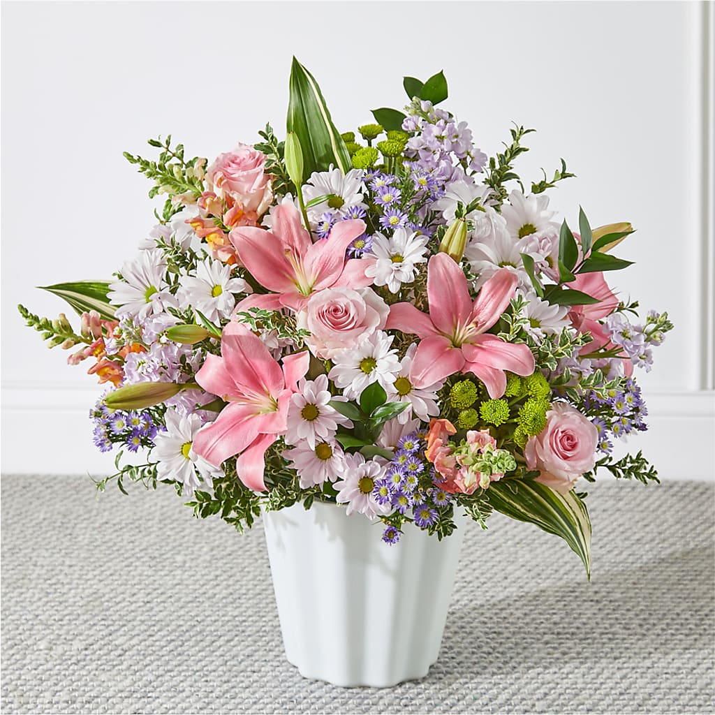 Abundant Compassion Floor Basket –  Beantown Florist, Everett MA