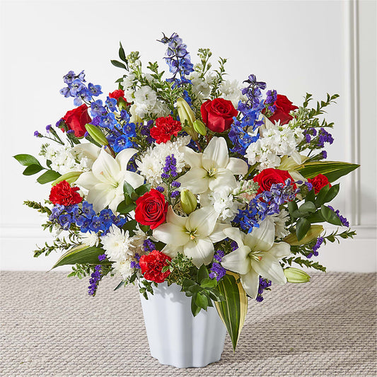 Consoled Floor Basket –  Beantown Florist, Everett MA