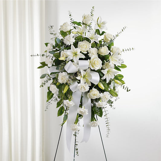 With Care Standing Spray –  Beantown Florist, Everett MA
