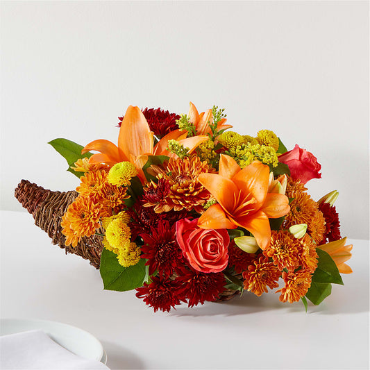 Bouquet of Blessings Cornucopia –  Beantown Florist, Everett MA