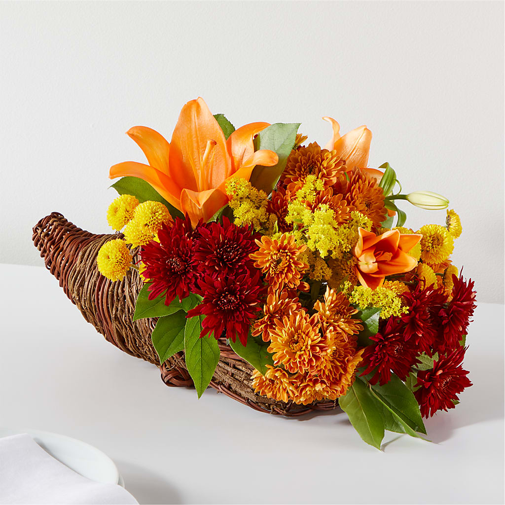 Bouquet of Blessings Cornucopia –  Beantown Florist, Everett MA