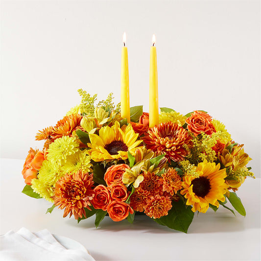Autumn Harmony Centerpiece –  Beantown Florist, Everett MA