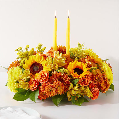 Autumn Harmony Centerpiece –  Beantown Florist, Everett MA