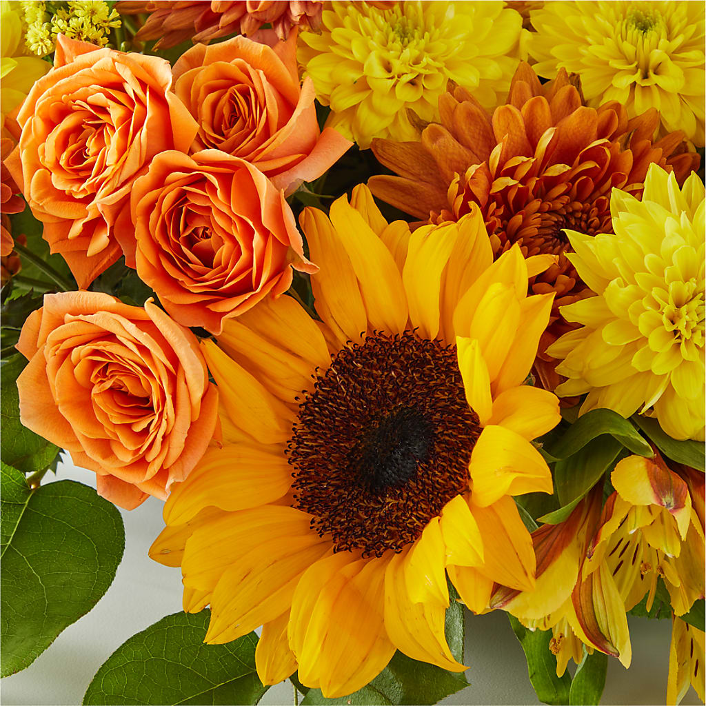 Autumn Harmony Centerpiece –  Beantown Florist, Everett MA