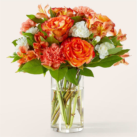 Apricot Glow Bouquet –  Beantown Florist, Everett MA