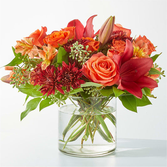 Crimson Leaves Bouquet –  Beantown Florist, Everett MA