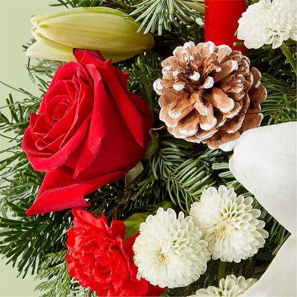 Seasonal Festivities Centerpiece –  Beantown Florist, Everett MA