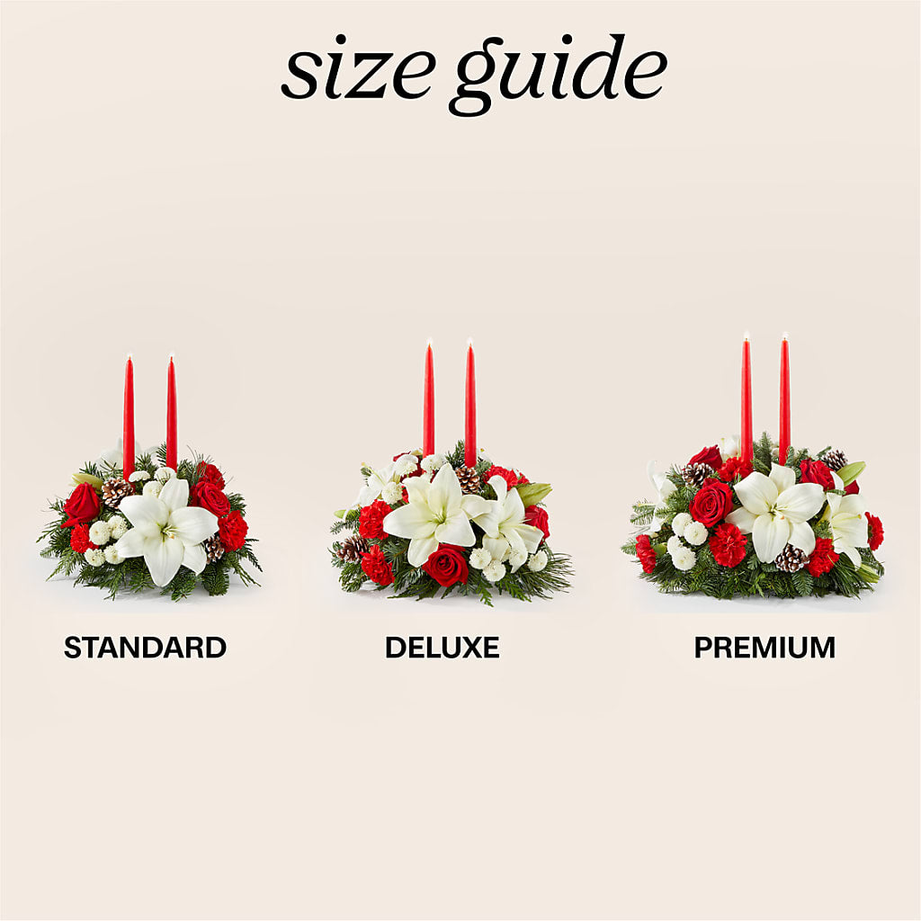 Seasonal Festivities Centerpiece –  Beantown Florist, Everett MA