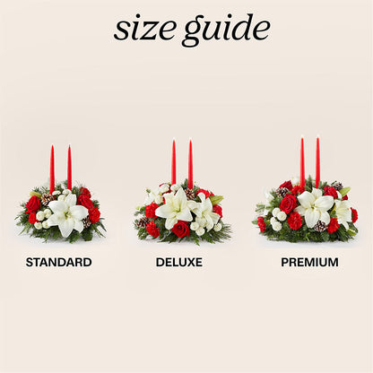 Seasonal Festivities Centerpiece –  Beantown Florist, Everett MA