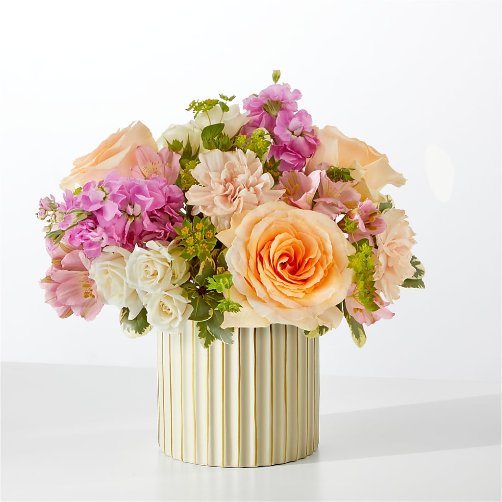 Paradise Bouquet with Ivory Vase –  Beantown Florist, Everett MA