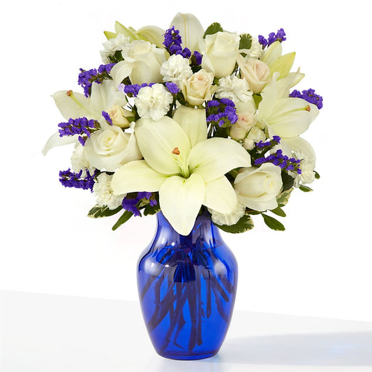 Sapphire Rush Bouquet –  Beantown Florist, Everett MA