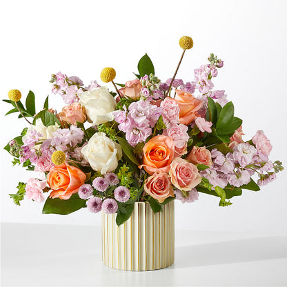 French Market Bouquet with Ivory Vase –  Beantown Florist, Everett MA