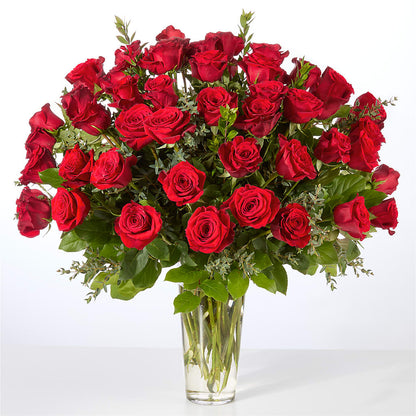 Forever Yours Fifty Stem Red Rose Bouquet –  Beantown Florist, Everett MA