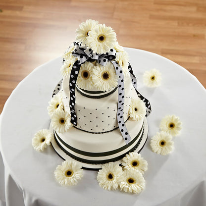 Simple Sophistication Cake Décor –  Beantown Florist, Everett MA