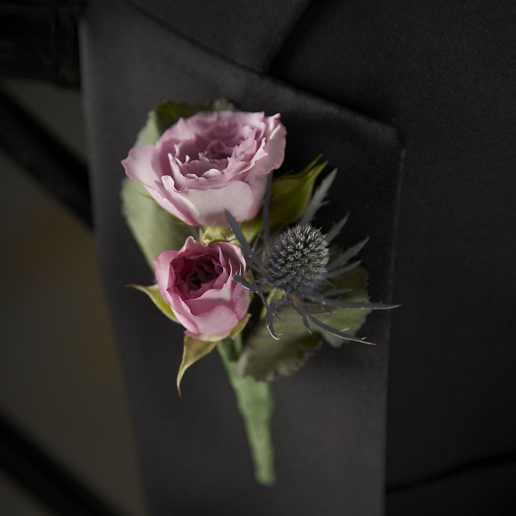 Veronica Boutonniere –  Beantown Florist, Everett MA