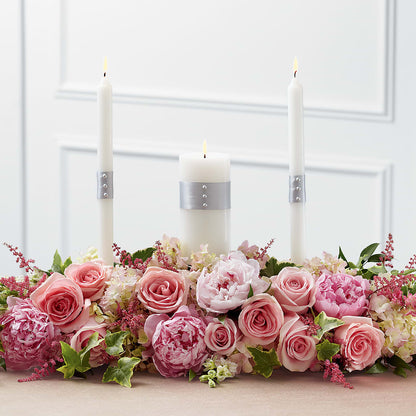 Worldwide Romance Unity Candle Arrangement –  Beantown Florist, Everett MA