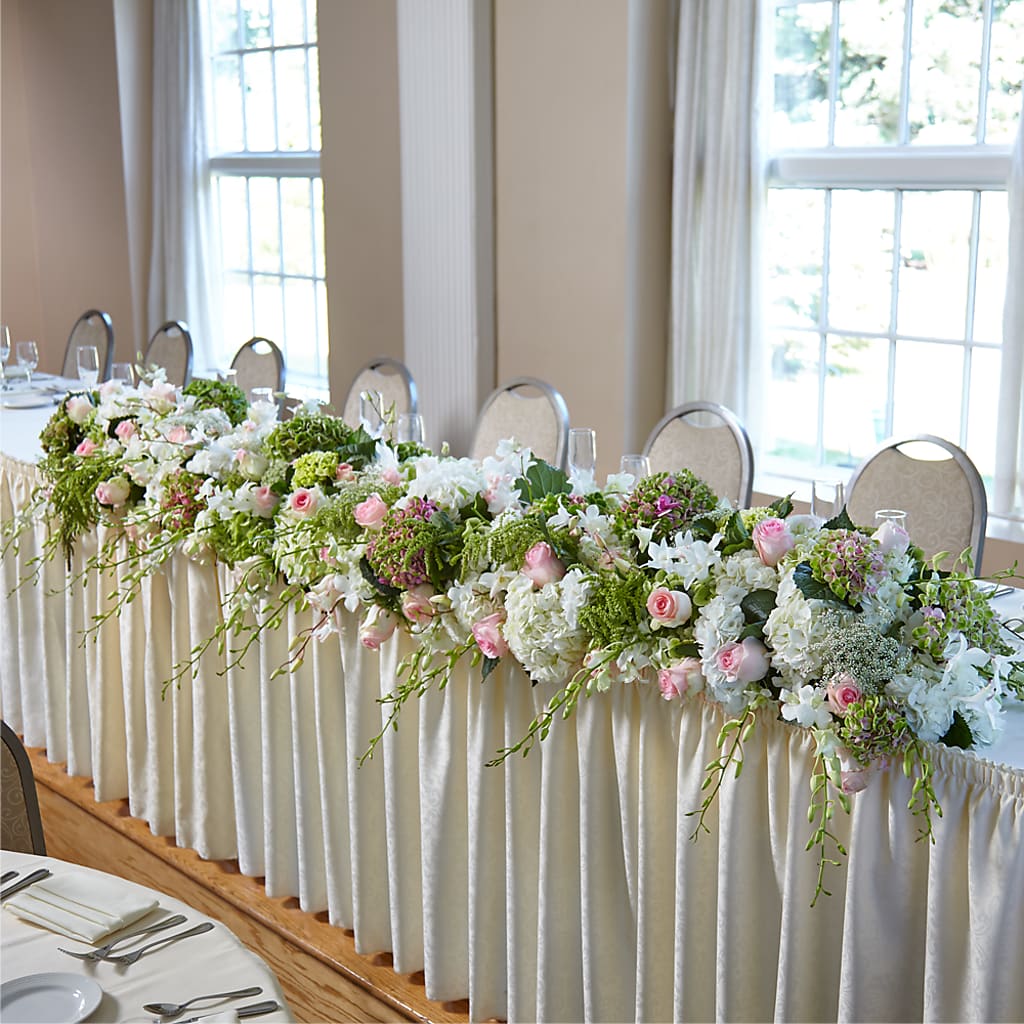 State of Joy Head Table Arrangement –  Beantown Florist, Everett MA