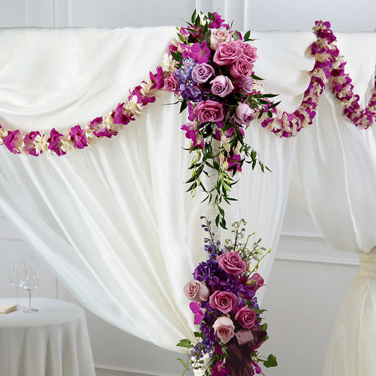 Color & Light Chuppah Decor –  Beantown Florist, Everett MA