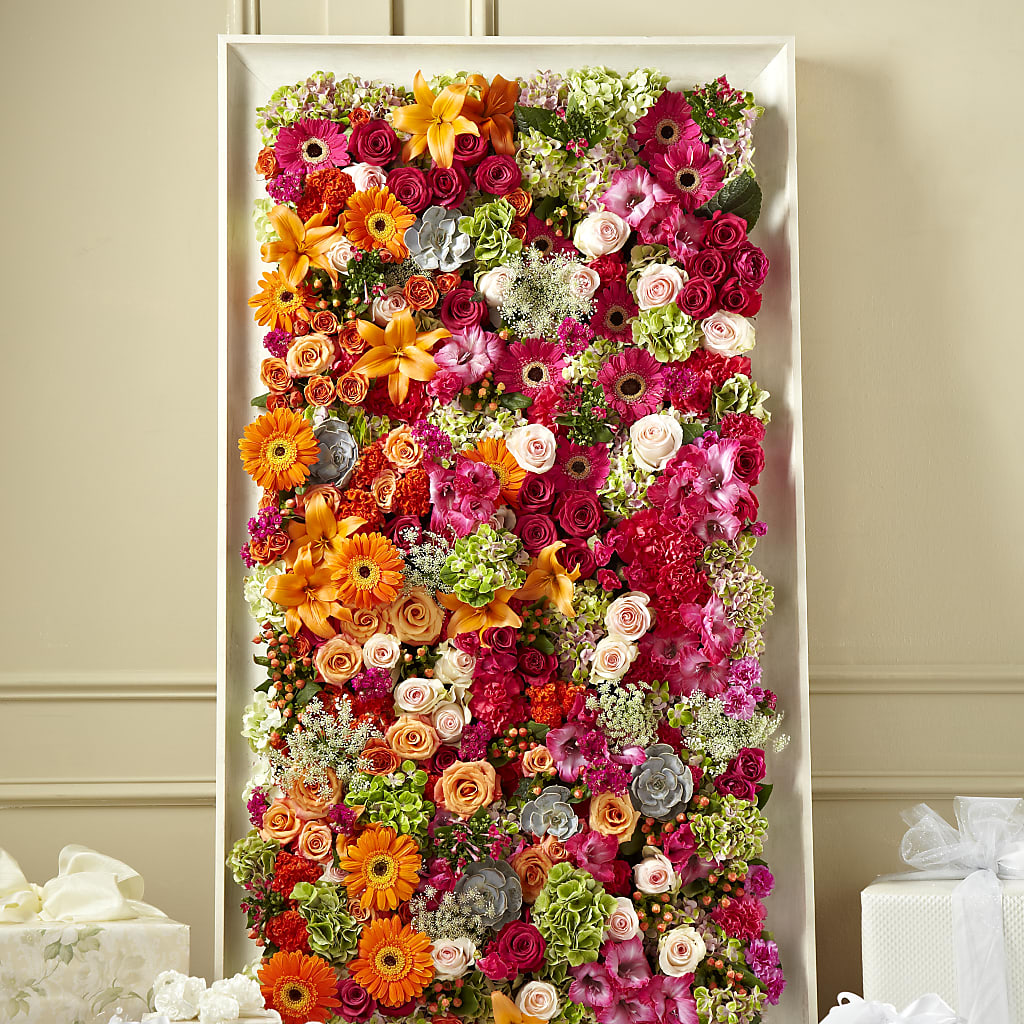 Fresh Picked Floral Wall –  Beantown Florist, Everett MA