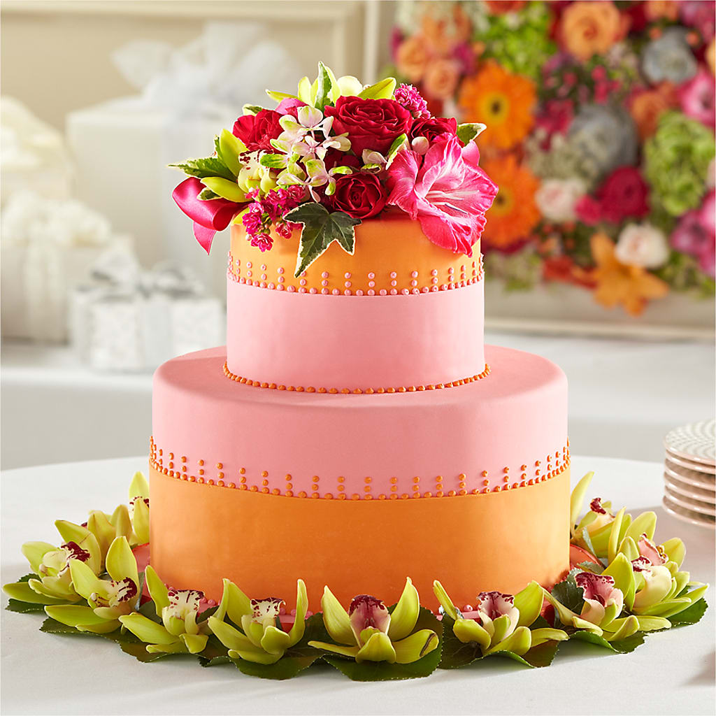 Sweet Citrus Cake Decor –  Beantown Florist, Everett MA