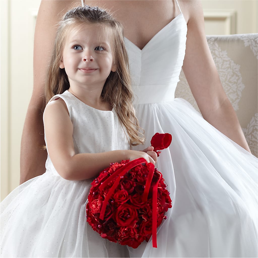Pure at Heart Flower Girl Arrangement –  Beantown Florist, Everett MA